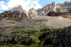 26 Mount Huber and Mount Victoria From Lefroy Lake On Lake Oesa Trail At Lake O-Hara.jpg